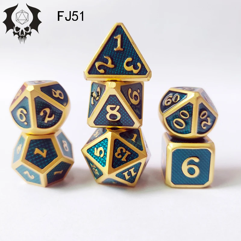 7 шт./компл. 17 цвет мульти перед набор Игральный костей. Настольная игра из