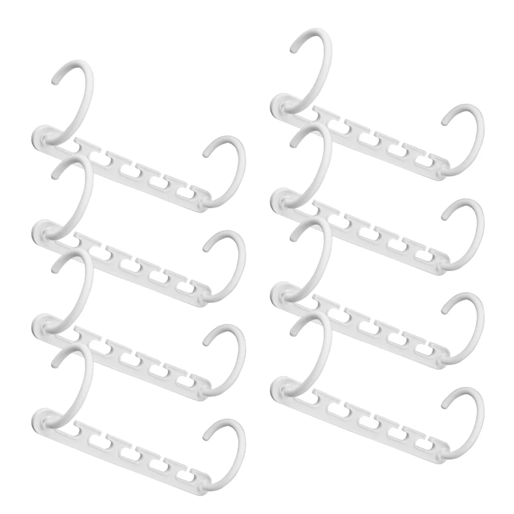 

8x Creative Space Saver Hanger Clothes Closet Wardrobe Clothing Organize Hook