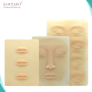 Латексная тренировочная Кожа 3D для бровей, лица, губ, бровей, аксессуары для микроволокна, принадлежности для татуировок, Перманентный макияж