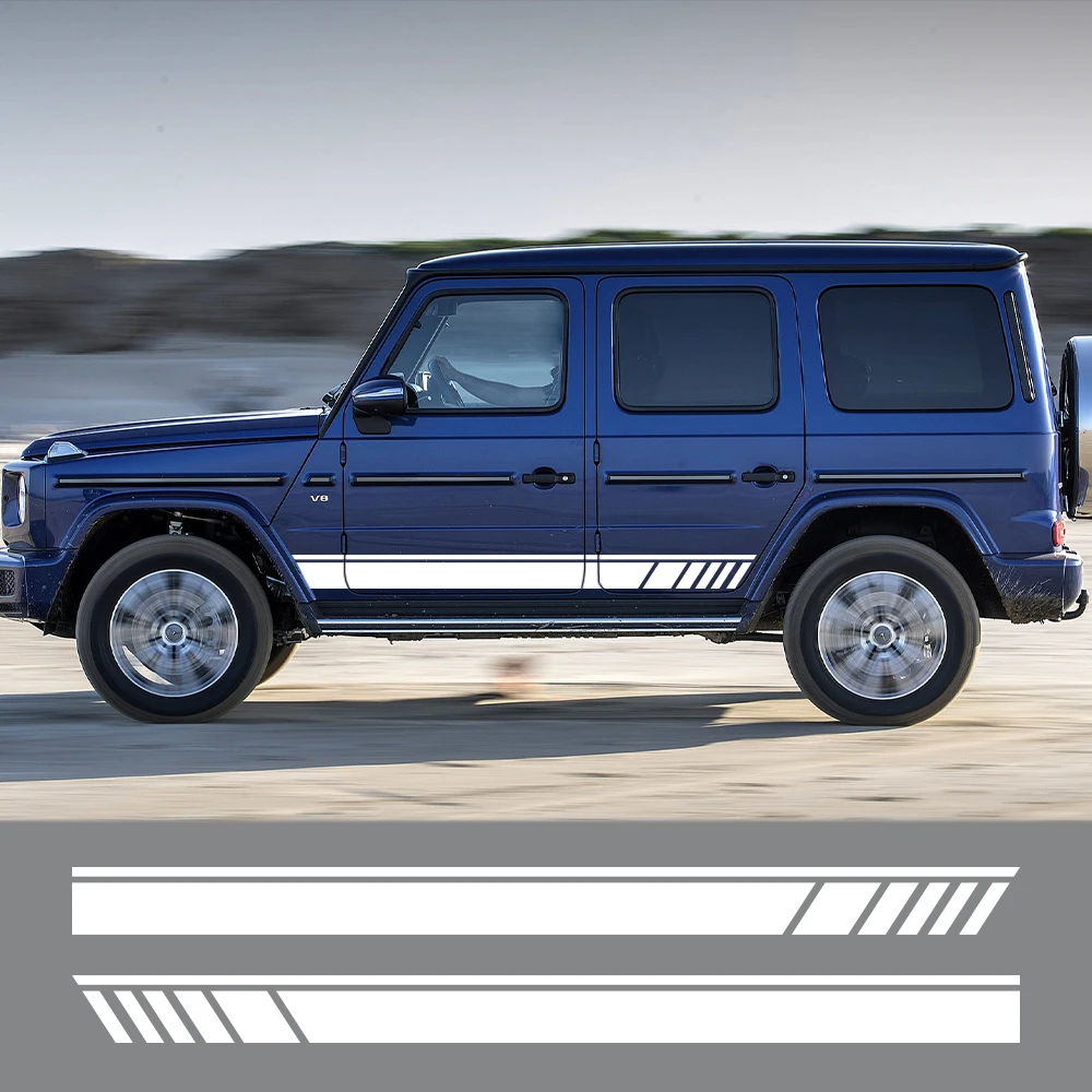 

Наклейки на боковые кузова Mercedes Benz, аксессуары для G55, G63, AMG, W463, G500, класс G350D, 2 шт.