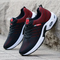 mens sports shoes outdoor lightweight walking shoes mesh breathable sports air cushion running shoes soft casual sneakers 44