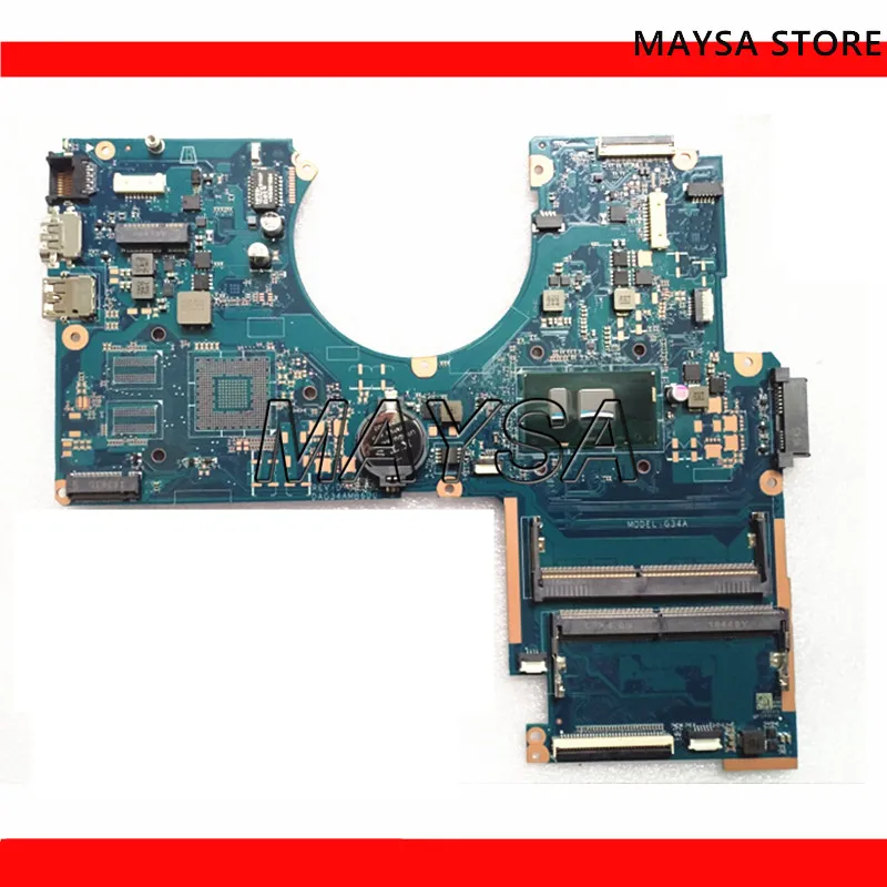 

Материнская плата для ноутбука DAG34AMB6D0 подходит для hp 15-AU с I5-6200U процессором DDR4, материнская плата, протестированная на 100%, быстрая доставка