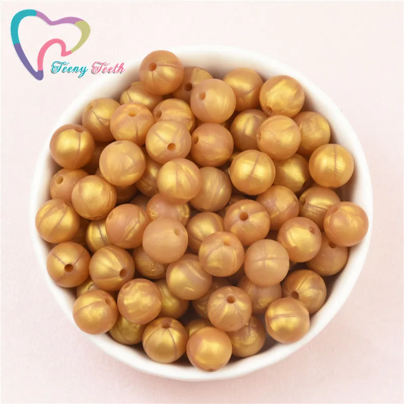 Металлические темно золотые бусины для прорезывания зубов 9 15 мм 10 шт.|Бусины| |