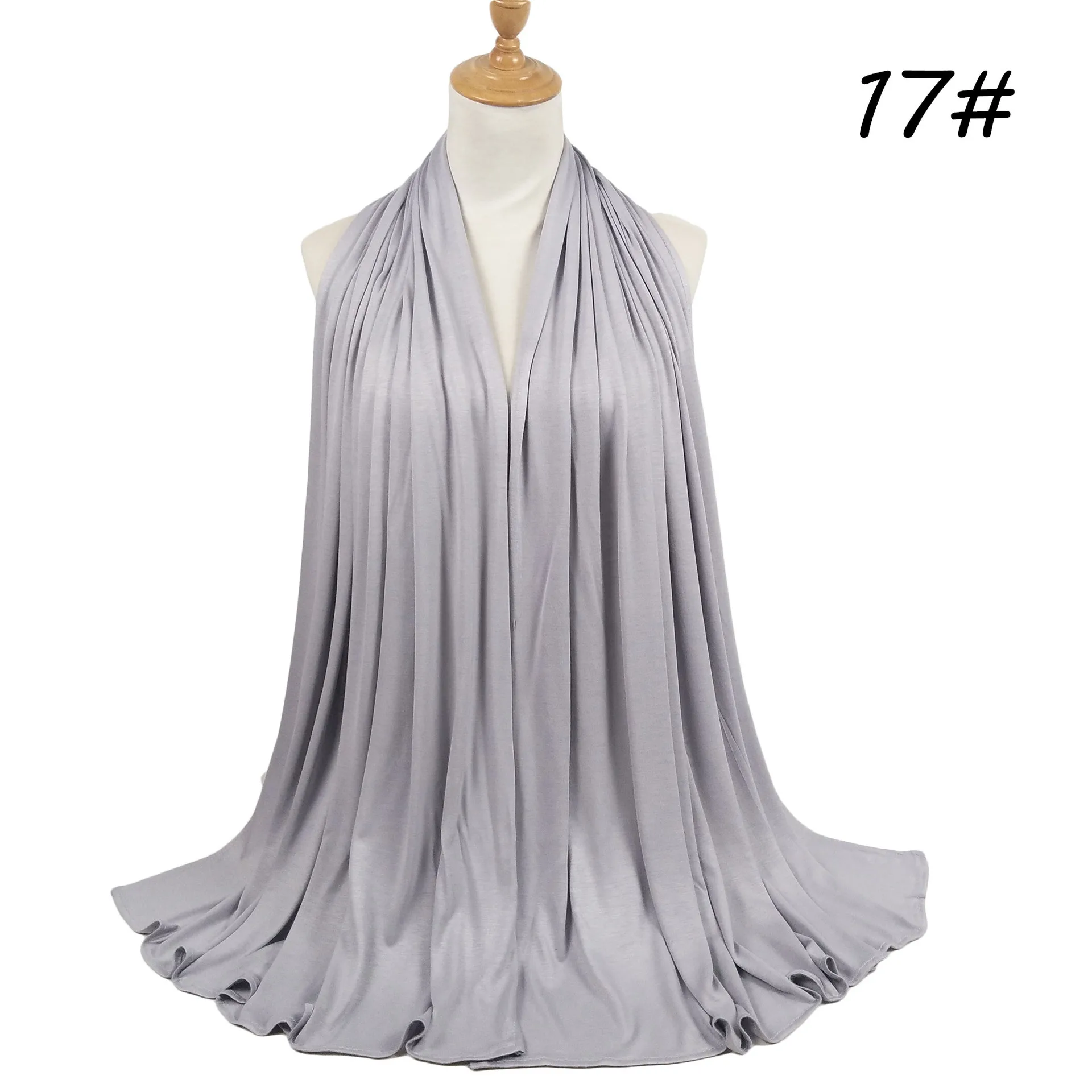 180*80 cm Maxi Cotton Jersey Abaya Hijab Scarf  Turban Muslim Fashion Foulard Turbans For Women Headscarf Voile Femme Musulman