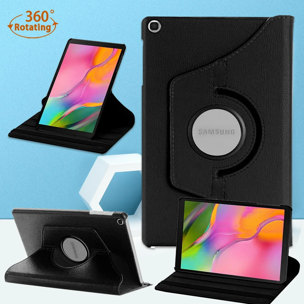 

Tablet Case for Samsung Galaxy Tab A 10.1 2019 T510/T515 360 Rotation Smart Shockproof Cover Case + Free Stylus