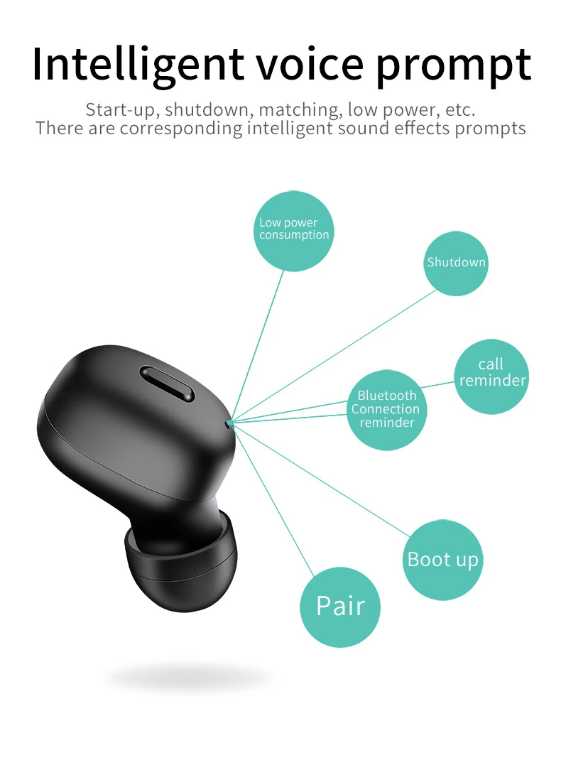 Наушники DataRoad свободные руки беспроводные Bluetooth наушники один беспроводной