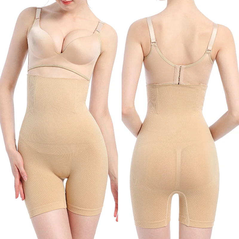 Женская корректирующая одежда шорты с завышенной талией трусики до середины