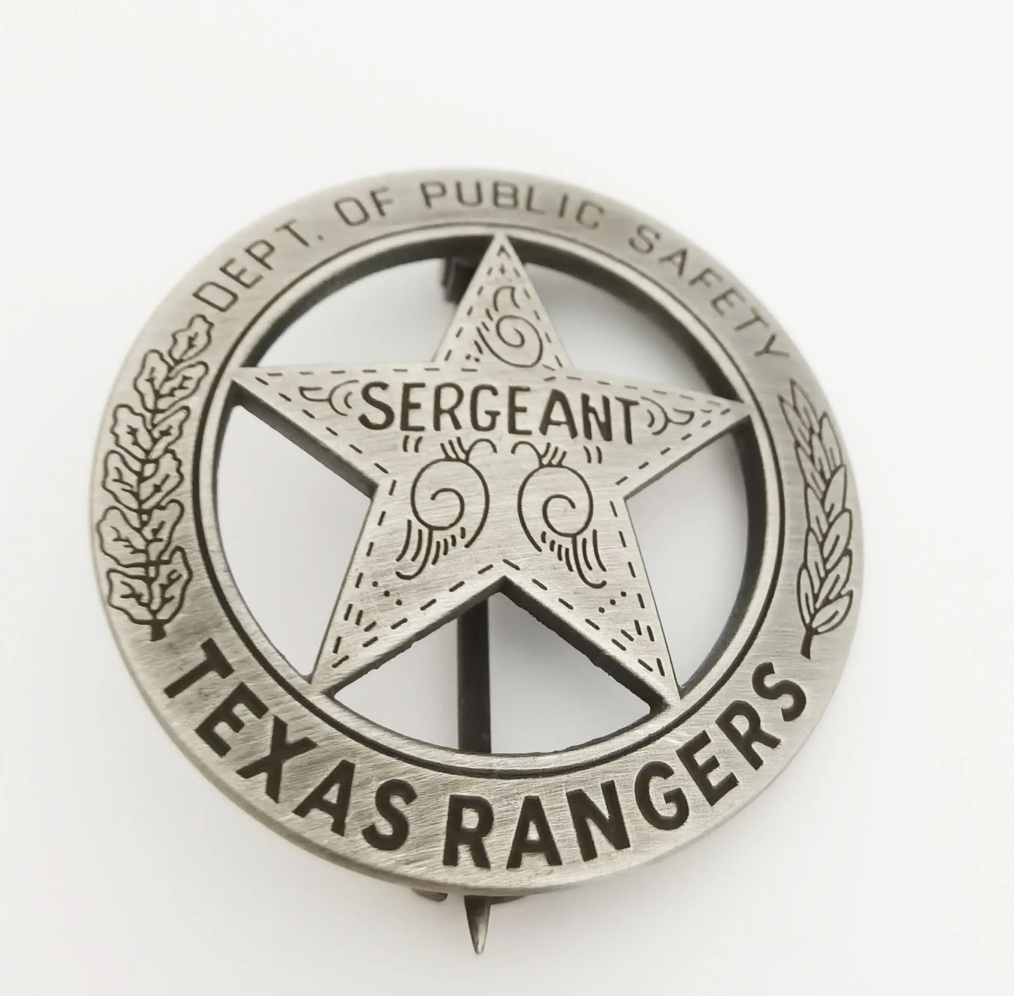 

American badge Texas Knight badge Texas Ranger