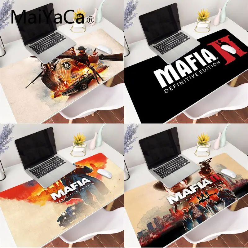 

MaiYaCa Mafia Definitive Edition gamer play mats Mousepad Gaming Mouse Pad gamer Large Deak Mat 800x300mm for overwatch/cs go