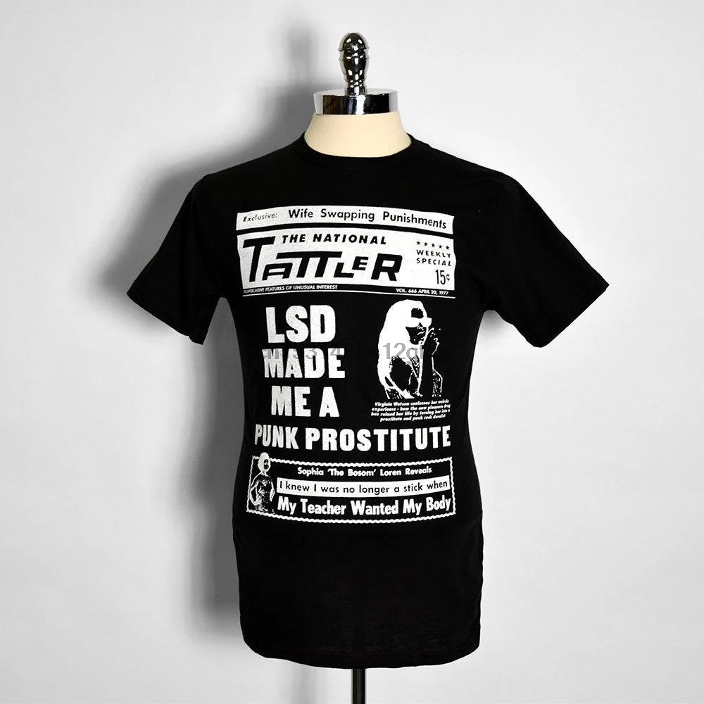 Футболка с принтом сделала меня панк|Мужские футболки| |