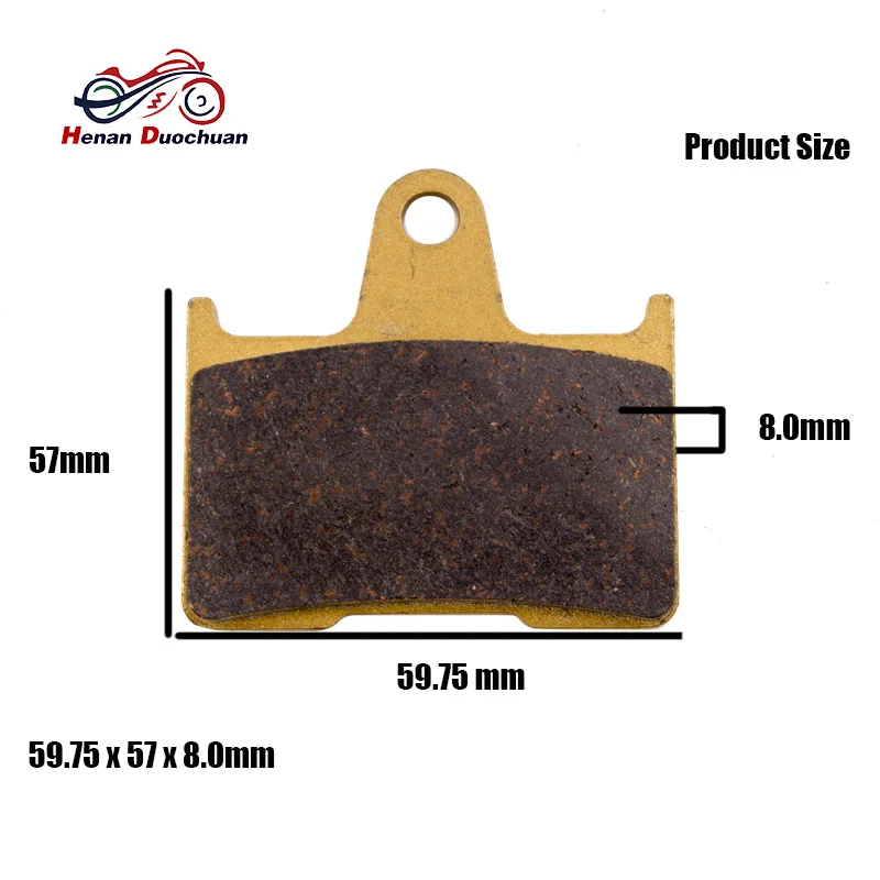 Задние тормозные колодки для мотоцикла MZ/модуль 1000 S SUZUKI GSXR 600 K4/K5 750 K1/K2/K3/K4/K5/K6 GSF 650