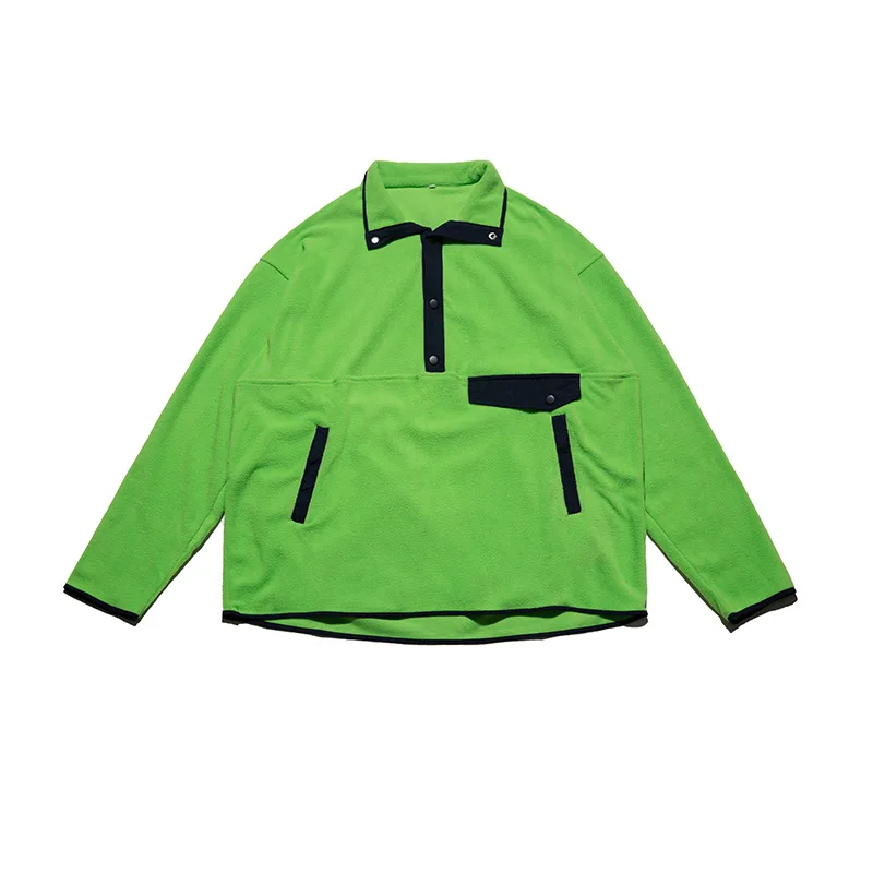 Мужская весенняя и осенняя Новинка повседневный однотонный пуловер толстовка с