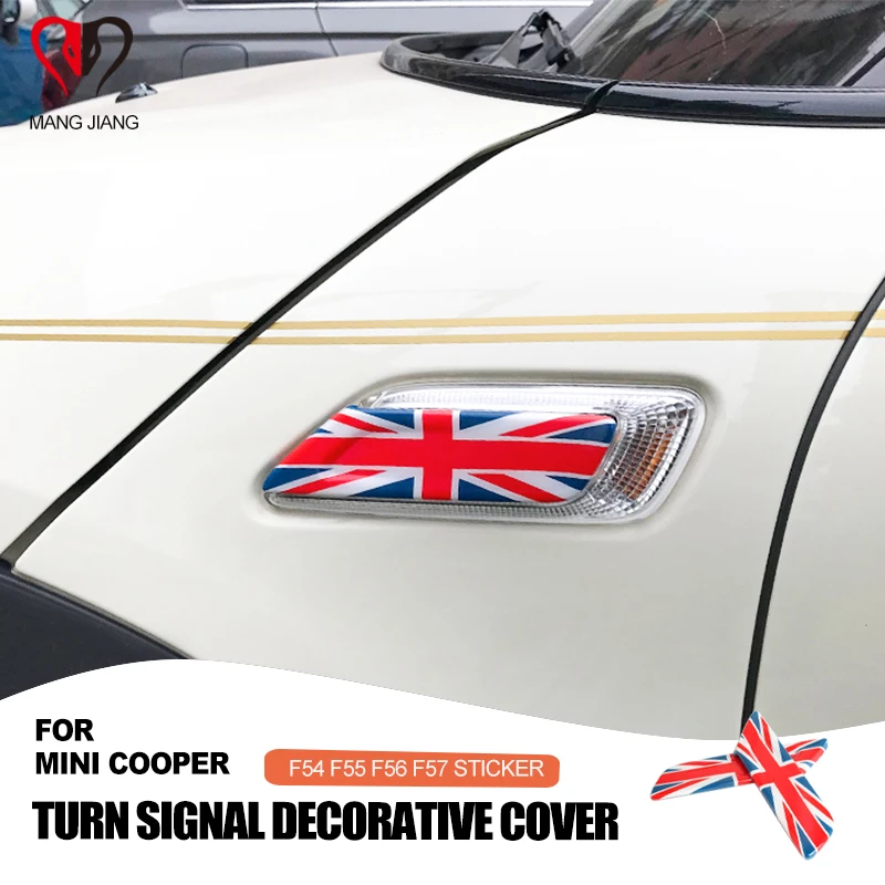 Автомобильная наклейка Union Jack декоративный чехол для поворотника крыла Mini Cooper