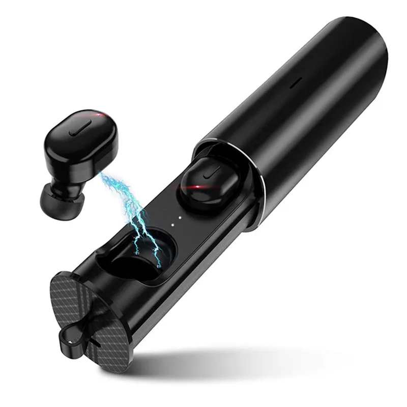 

T1 наушники-вкладыши TWS с Pro Bluetooth 5,0 наушники Беспроводной Heaphones стерео Бас Наушники Hi-Fi наушники с микрофоном и зарядным устройством для смар...