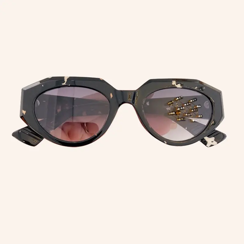 

Солнцезащитные очки в винтажном стиле UV400 для мужчин и женщин, модные брендовые дизайнерские прямоугольные солнечные очки в ацетатной оправе