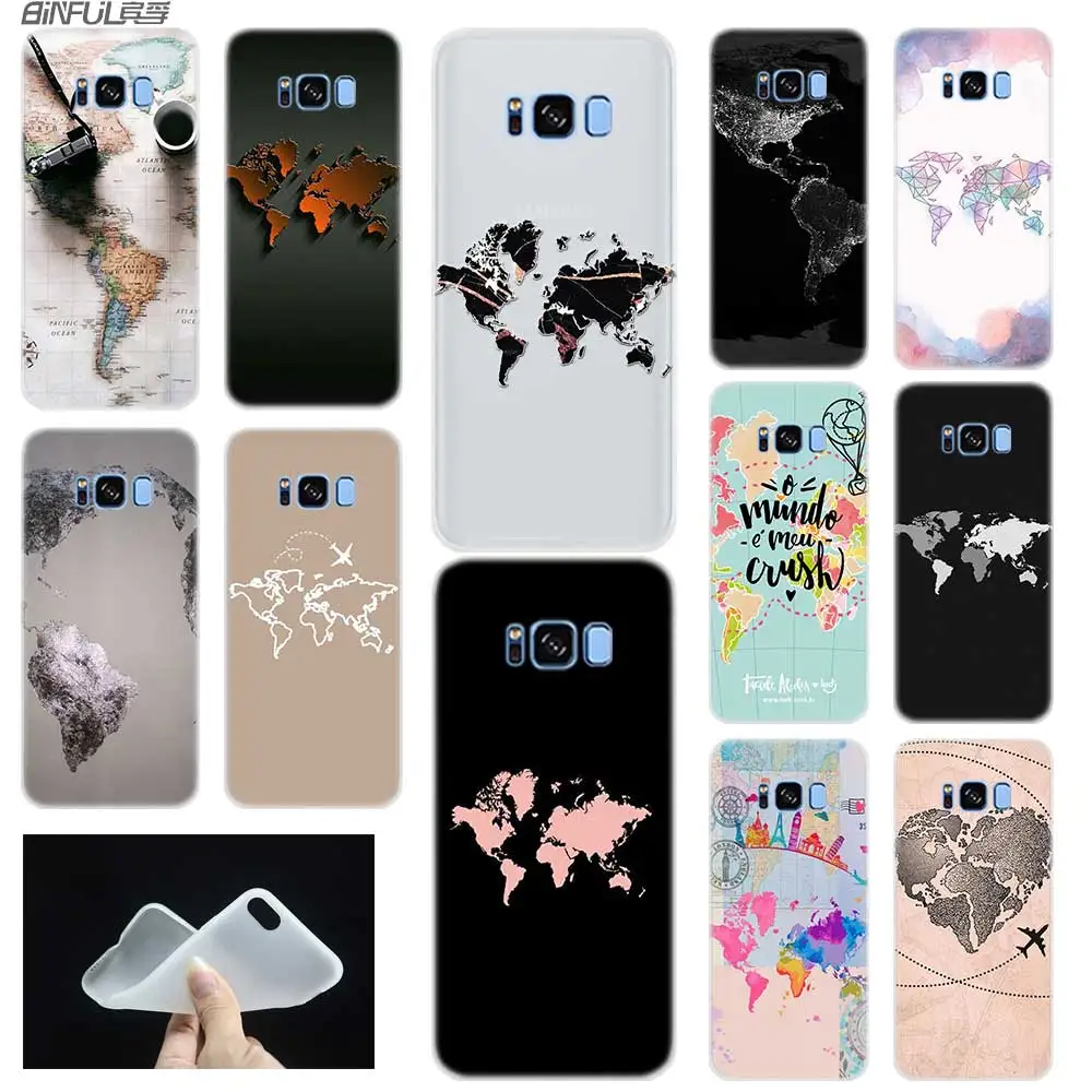 Мягкий силиконовый чехол для Samsung S30 S20 S11 S10 S9 S8 Plus lite 11e 10e Uitra S7Edge дорожные планы с