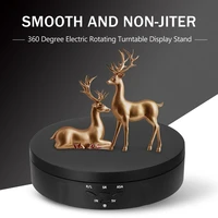 photography 360 degree round auto rotating remote automatically turntable jewelry display stand base for photo studio shooting