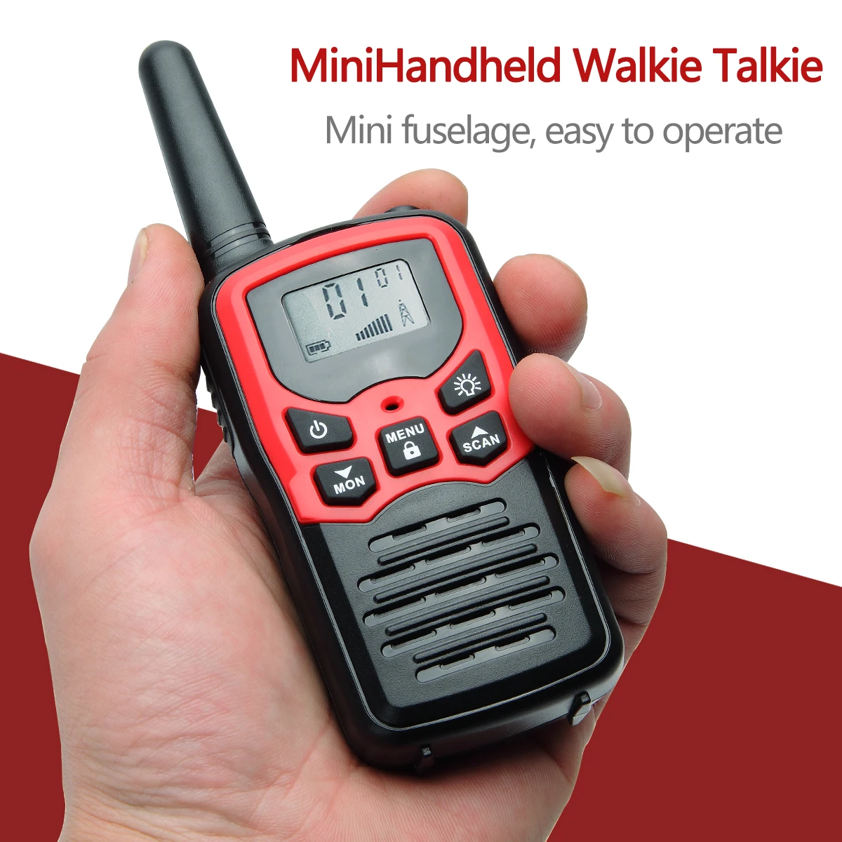 2/4/6 шт. ABBREE Walkie Talkie PMR/FRS UHF мини-радио до 8 км Диапазон ручной любительский