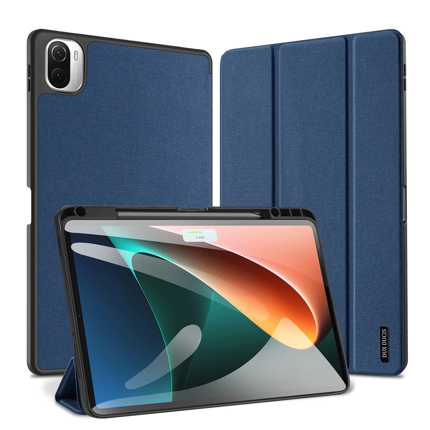 

Чехол-подставка для Xiaomi Pad 5 Pro, из ПУ кожи