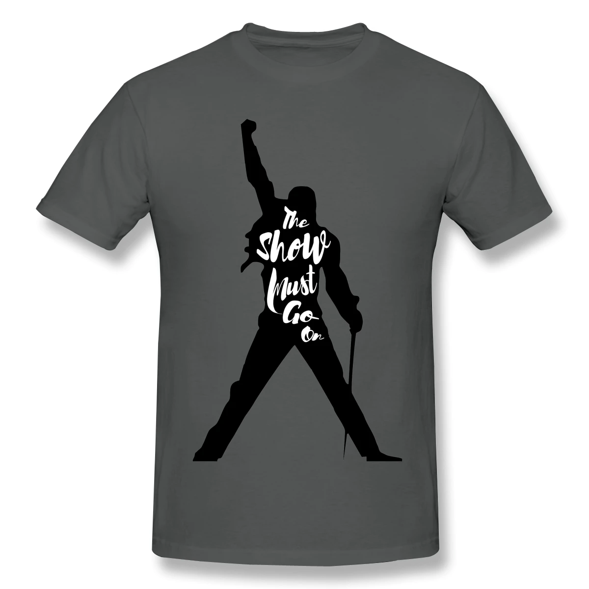 Freddie Mercury The Show Must Go On Art Pr мужская Базовая футболка с коротким рукавом милые R250