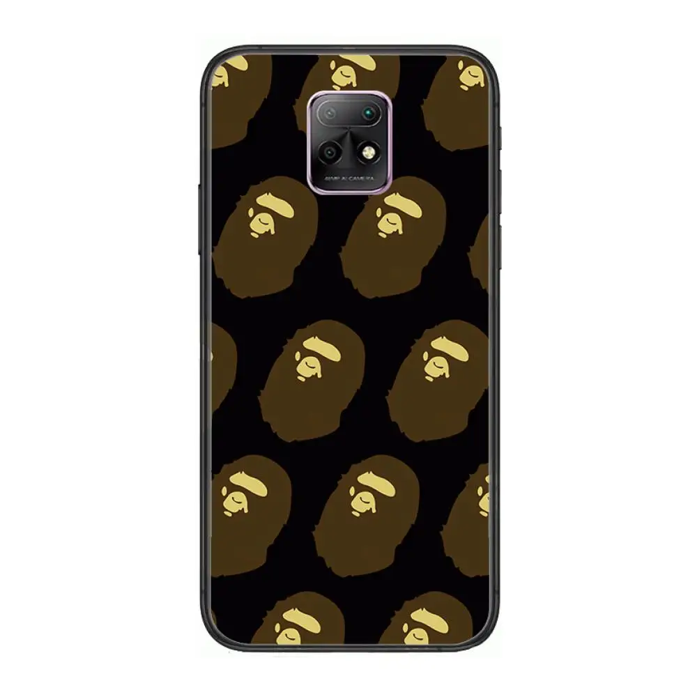 

Japanese fashion brand Phone Case For XiaoMi Redmi 10X 9 8 7 6 5 A Pro S2 K20 T 5G Y1 Anime Black Cover Silicone Back Pretty