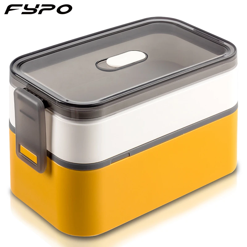 

1600ML Lunch Box Microwave and Dishwasher Safe Leakproof Bento Box