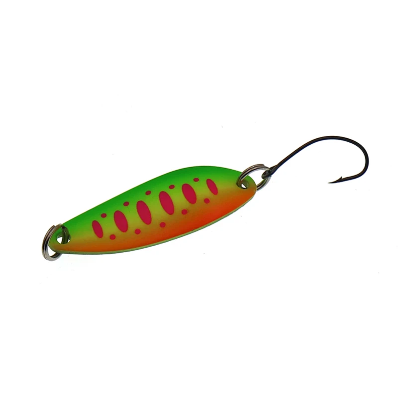 5 шт. рыболовные ложки форель приманки 5g 4 см s образный металлические блестки с