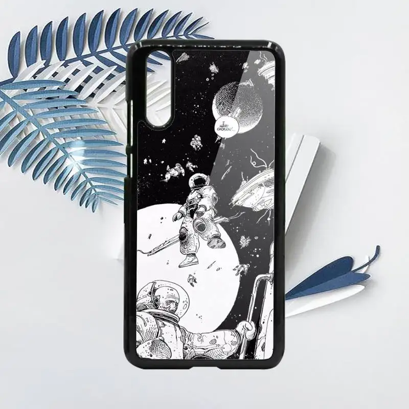 

Funny astronaut space cute Phone Case For Samsung galaxy S note 8 9 20 10 e lite2019 plus pro ultra Hard PC