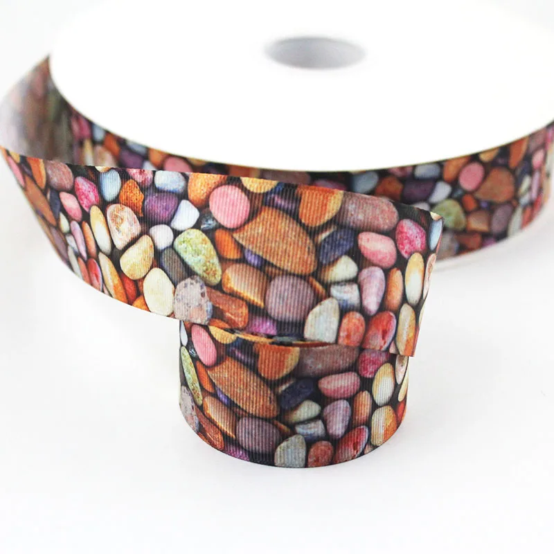 

Colored stones printed grosgrain ribbon 9-75mm DIY handmade materials christmas wedding gift wrap tape ribbons