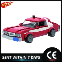 moc 21390 starsky hutch 1976 gran torino car vehicle model building blocks bricks childrens assemble toys