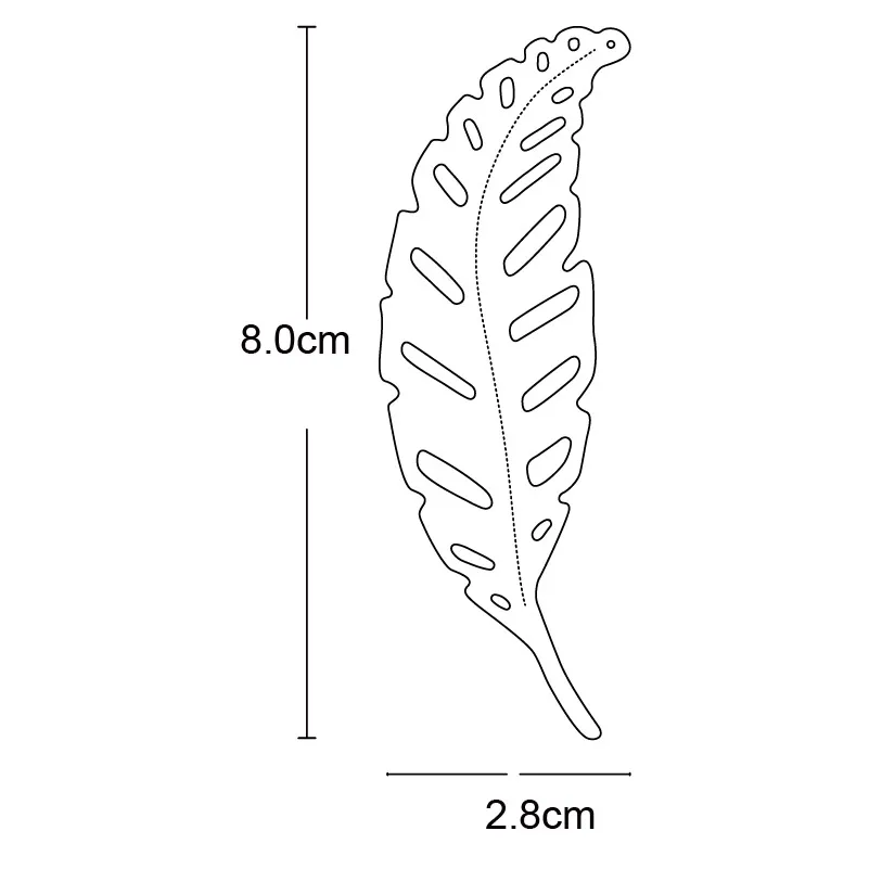 Leaf 80*28mm Metal Cutting Die Mold Stencil for DIY Embossing Paper Photo Album Cards Making Scrapbooking Dies Cut Mould | Дом и сад