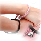 Браслеты дружбы в минималистичном стиле, плетеный браслет с магнитным расстоянием для влюбленных, 1 пара