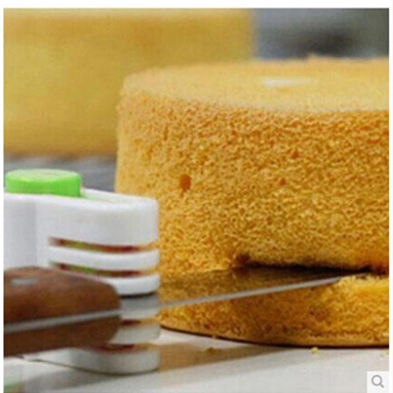 

2PCS Bread Slicer To Fix Cake Knife Food Grade Plastic 5 Layers Separator For Toast Slicer Cake Decorating Tools P87