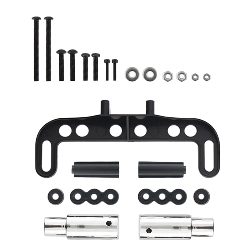 1/10 RC двойная выхлопная труба и лицензионный кронштейн пластик для