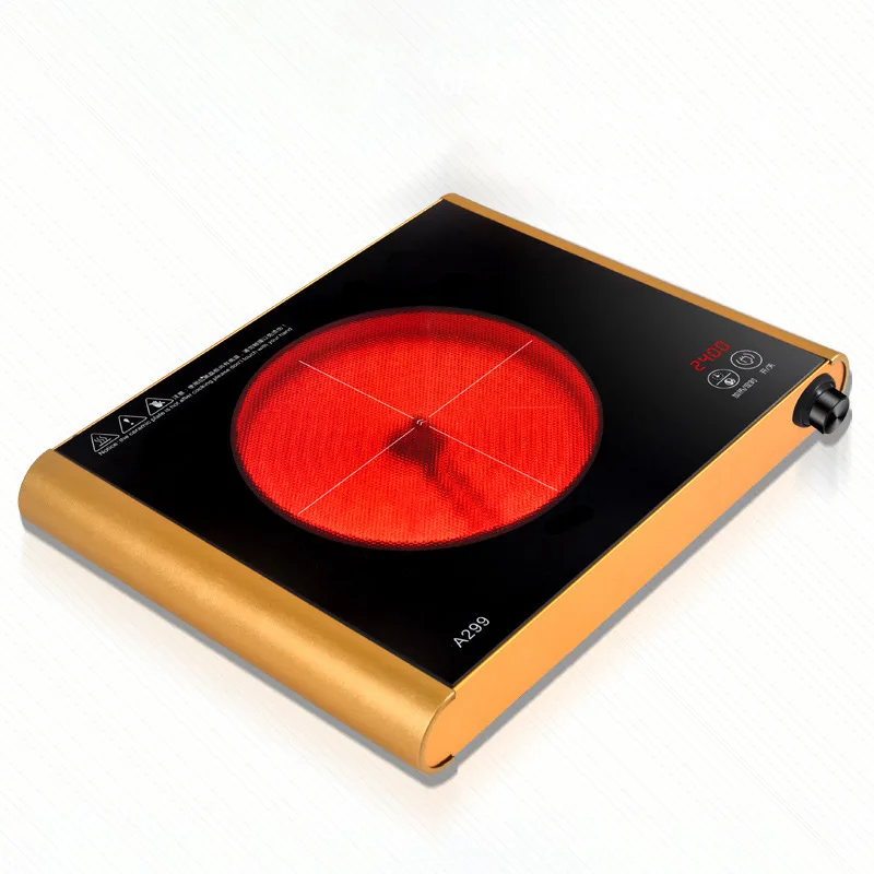 Household 2400W Radiant Cooker Stainless Steel Tea Light Wave Stove Electric TaoLu Hotpot Cooking Machine