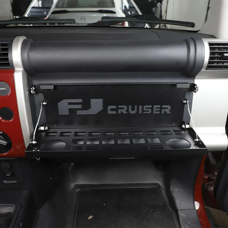 For Toyota FJ Cruiser Interior Modification Car Co-Pilot Storage Rack Multifunctional Foldable Sining Table Rack Car Accessories