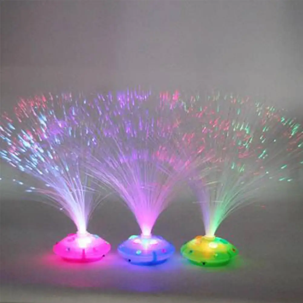 7 моделей градиент Цвет светодиодный Изменение Волоконно-оптический Ночной