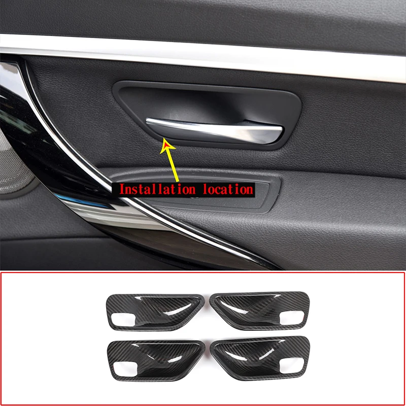 For BMW 3 Series GT 3 4 Series F30 F32 F35 316i 318i 320li 2013-19 real Carbon Fiber Interior Car Inner Door Bowl Sticker Cover
For BMW 3 Series GT 3 4 Series F30 F32 F35 316i 318i 320li 2013-19 real Carbon Fiber Interior Car Inner Door Bowl Sticker Cover