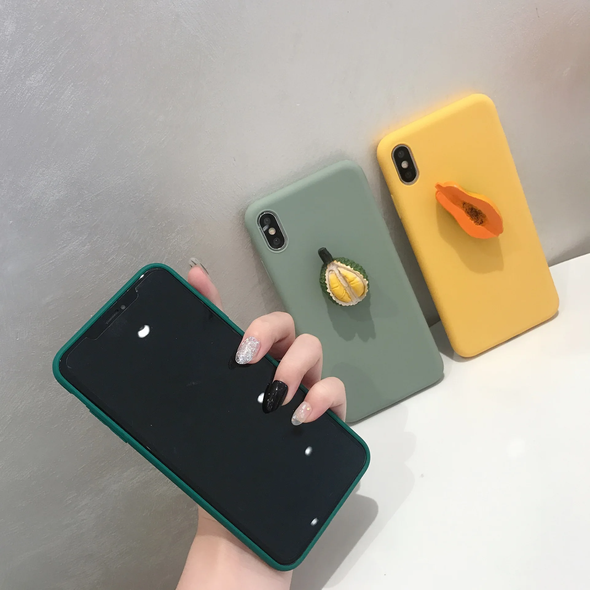 3D Авокадо Фрукты мультфильм чехол для iPhone X XR XS Max 6 6S Plus 7 8 TPU силиконовая задняя