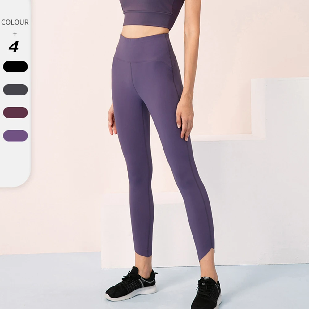 

2021 High Waist Nylon Yoga Pants Women Leggings Fitness Long Pants Push Up Tights Women Gym Clothing mallas deporte mujer