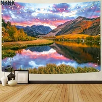 nknk beautiful tapestry natural home tapestrys scenery tenture mandala mountains tapestries wall hanging boho decor witchcraft