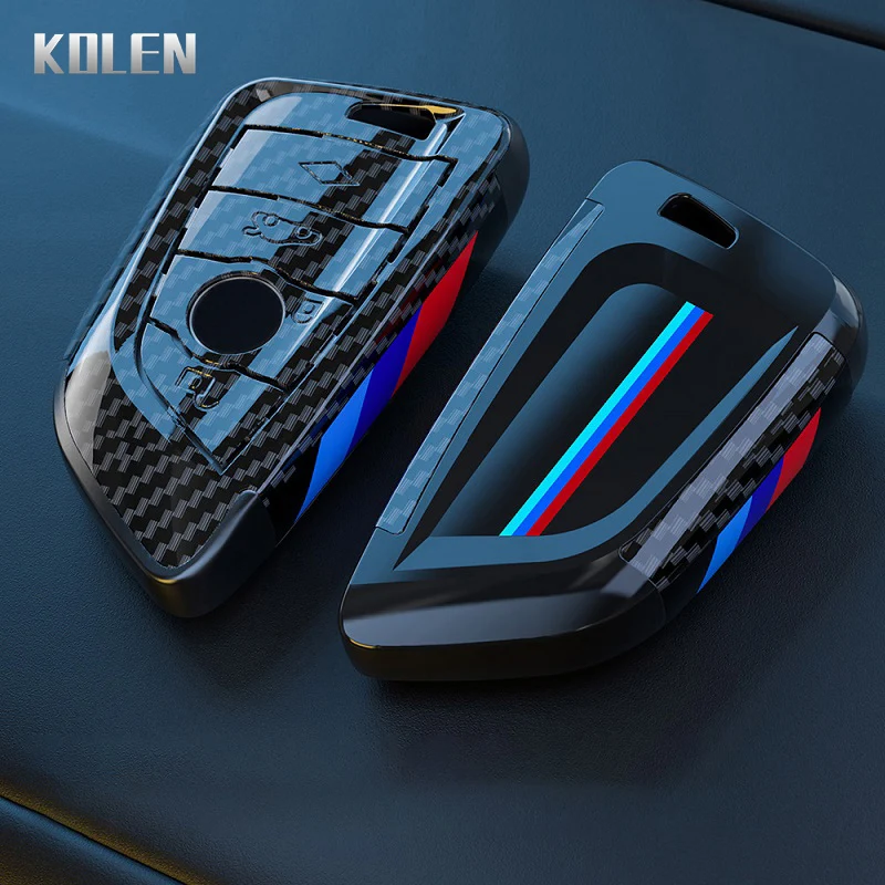 

Чехол для автомобильного ключа из АБС-углеволокна для BMW X1 X3 X4 X5 F15 X6 F16 G30 G05 7 серии G11 F48 F39 520 525 G20 118i 218i 320i