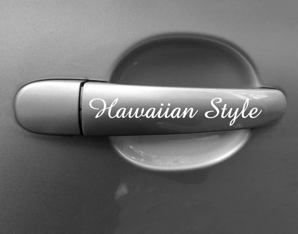 1pcs Hawaiian Style Tropical Island Girl Hawaii Car Window Vinyl Decal Sticker Checkered Flags Windshield | Автомобили и