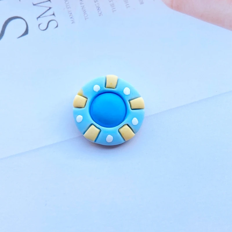 

10Pcs New Mixed Mini Space Series Flat Back Resin Convex Circular Scrapbook Lovely DIY Accessories J36