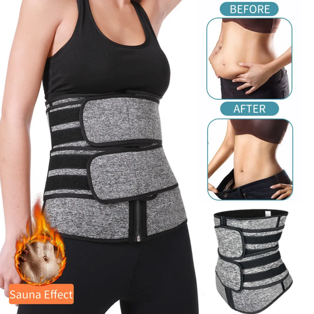 

Neoprene Sauna Waist Trainer Corset Sweat Belt for Women Weight Loss Compression Trimmer Workout Sports Fat Burning Shapewear