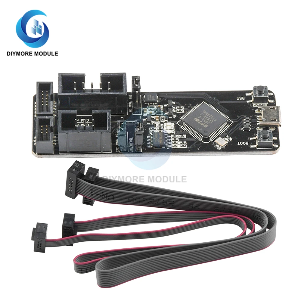 

Макетная плата ESP-Prog, отладчик, программатор, загрузчик, Micro USB, выход 5 В, С кабелем JTAG для Arduino ESP32