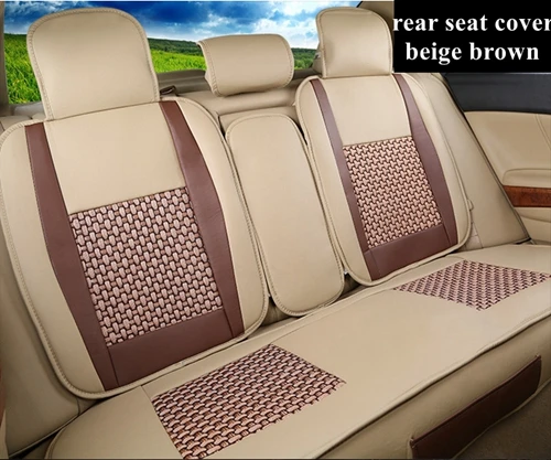 1pc Rear seats cover Чехол для автокресла Renault Sandero Logan, duster Clio Nissan qashqai j10 j11 Tiida Juke Seat Ibiza altea Mitsubishi outlander asx - Название цвета: 1pc Rear seats cover