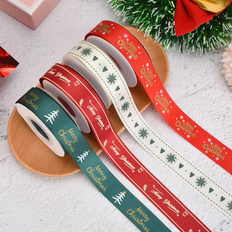 

Christmas Gilding Ribbons Wrapping Merry Christmas Gifts for Home Decor Christmas Decorations Navidad Decor Happy New Year Gifts