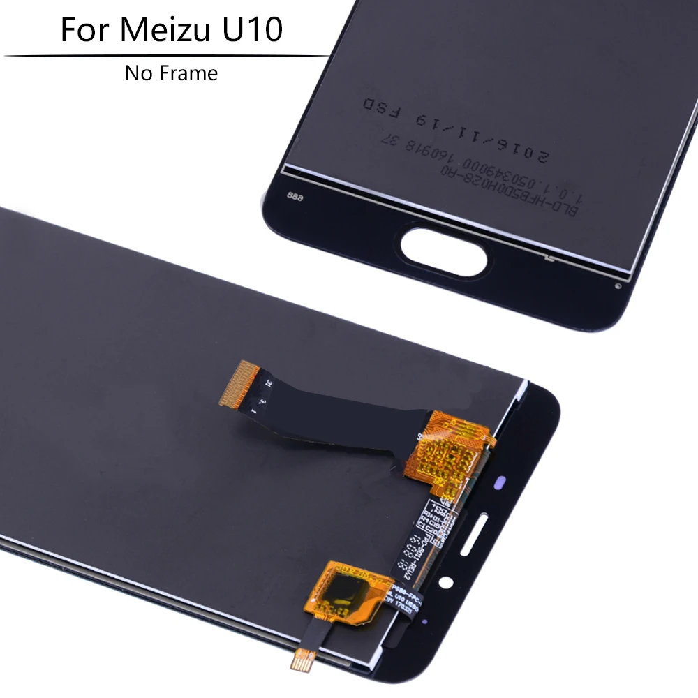 Original 5.5" LCD For Meizu U10 U20 Display Touch Screen with Frame Digitizer Assembly MEIZU Replacement | Мобильные телефоны и