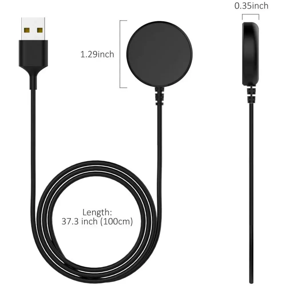 Зарядное устройство для Samsung Galaxy Watch Active 1 и 2 сменный кабель зарядки док-станция -